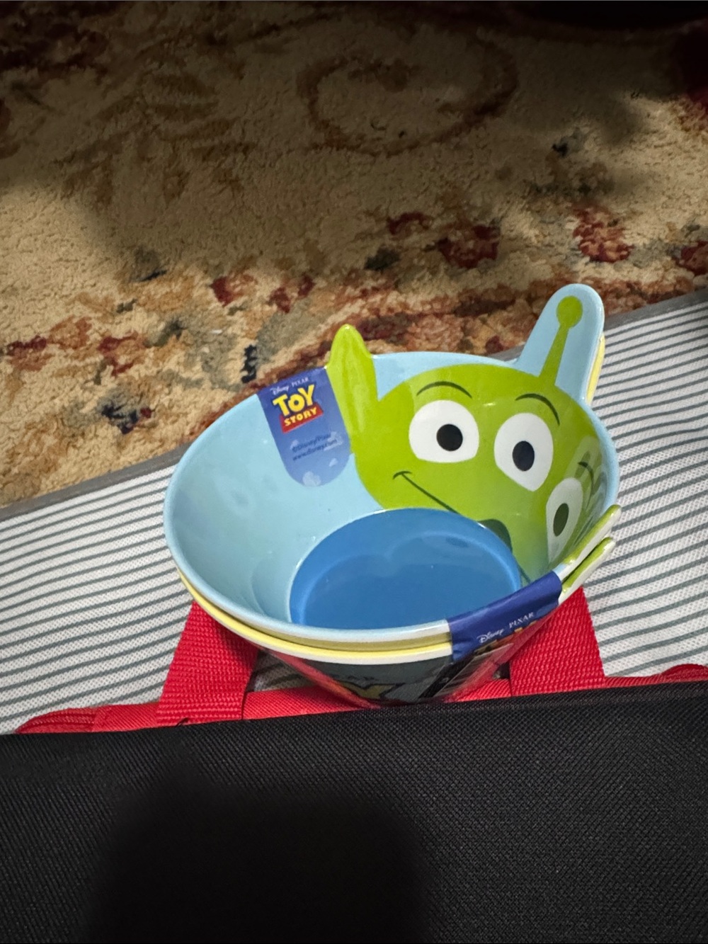 Disney Toy Story Alien Bowl - Light Blue Interior & Green Alien